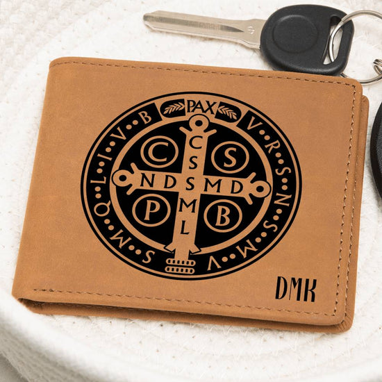 ShineOn Fulfillment Wallets Personalized Benedictine Leather Wallet