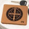 ShineOn Fulfillment Wallets Personalized Benedictine Leather Wallet