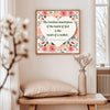 teelaunch Poster Matte "Heart of a Mother" Rose 12x12 Matte Print
